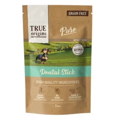 True Origins Pure Mini Adult Snacks Dentales para perros Hot