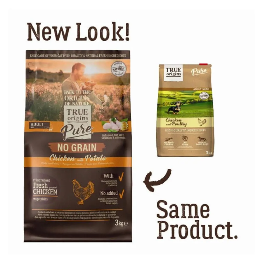 True Origins Pure Mini Adult Pollo pienso para perros Online