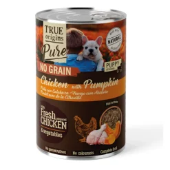 True Origins Pure Pollo lata para cachorros Hot