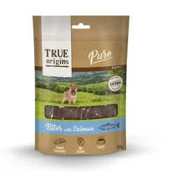 True Origins Pure Puppy Bocaditos Salmón para perros Sale