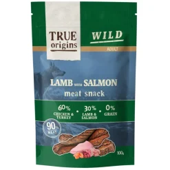 True Origins Tiras Wild Adult Cordero con Salmón para perros Clearance