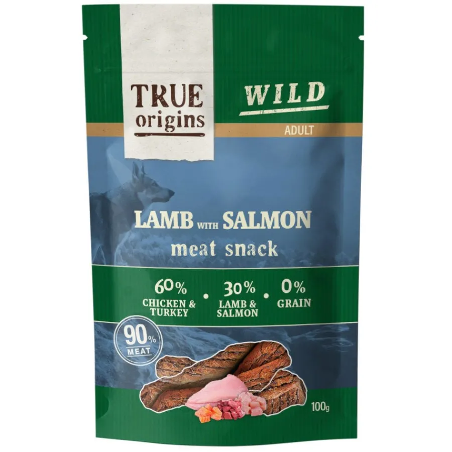 True Origins Tiras Wild Adult Cordero con Salmón para perros Clearance