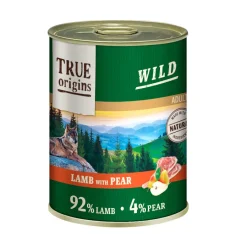 True Origins Wild Adult Cordero y Pera lata para perros Discount