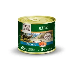 True Origins Wild Adult Pacific Salmón y Arenque en paté lata para perros