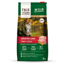 True Origins Wild Adult Pollo y Pavo Pienso para gatos Discount