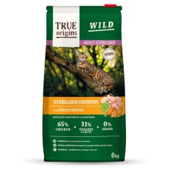 True Origins Wild Adult Sterilised Pollo Pienso para gatos