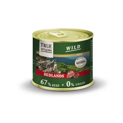 True Origins Wild Redlands Ternera lata para perros