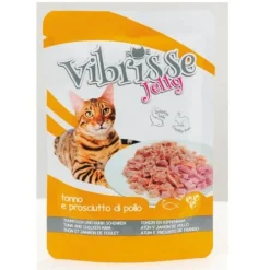 Croci Vibrisse Jelly Atún y Jamón de Pollo en gelatina sobre para gatos Discount