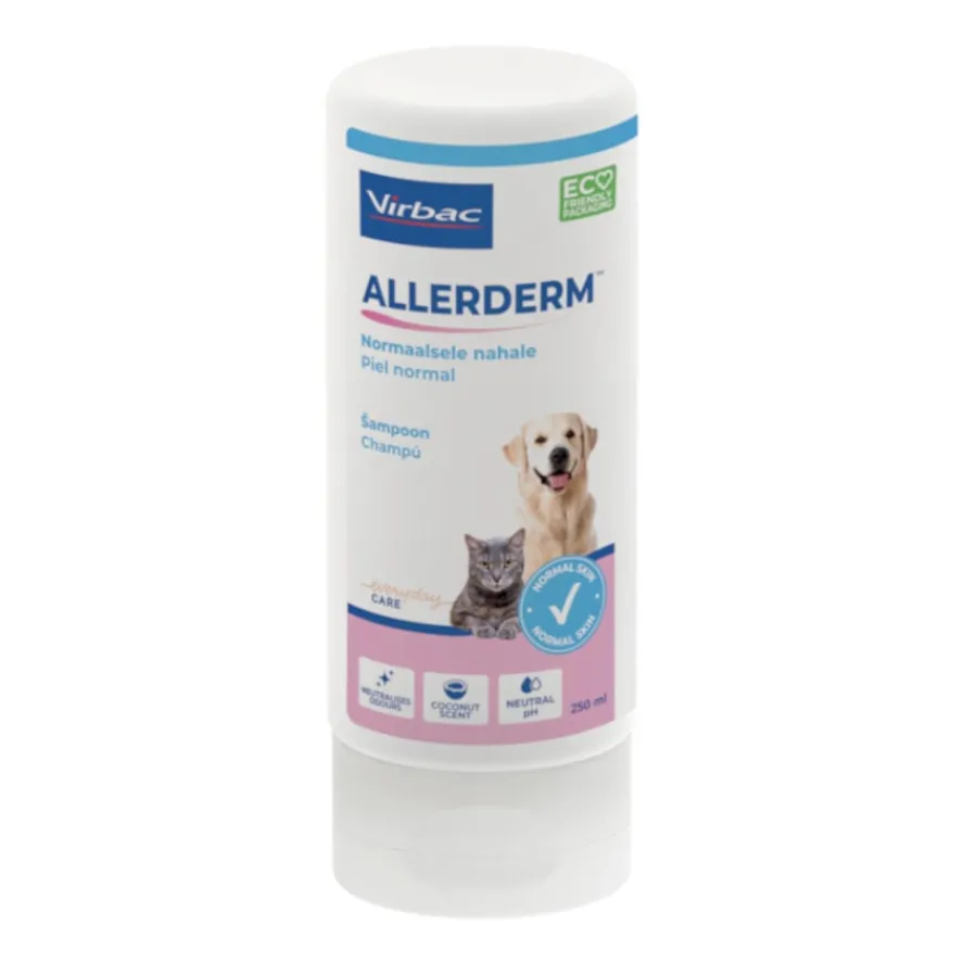 Virbac Allerderm Champú Piel Normal para gatos y perros New