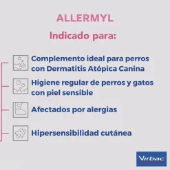 Virbac Allermyl Champú dermatológico para piel sensible de perros y gatos Discount