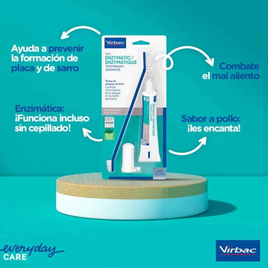Virbac C.E.T Kit Dentífrico Enzimático para perros Sale