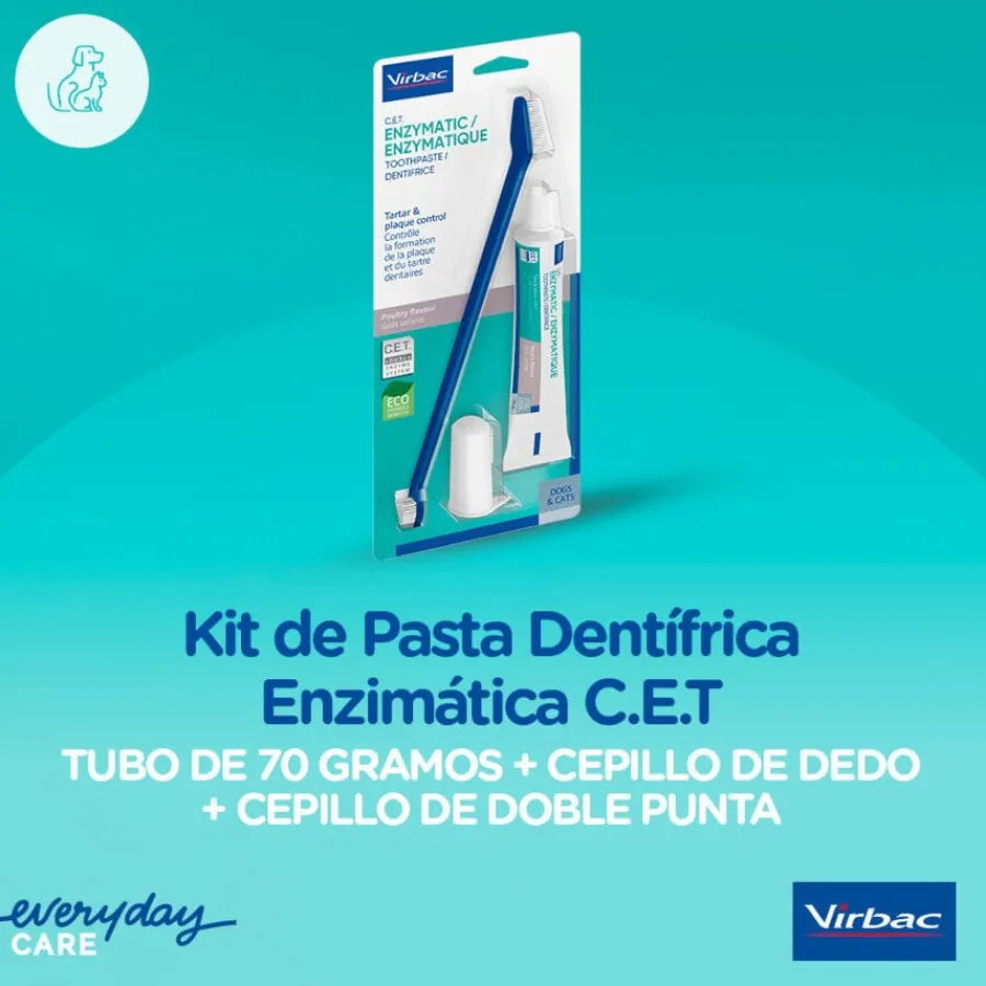 Virbac C.E.T Kit Dentífrico Enzimático para perros Sale