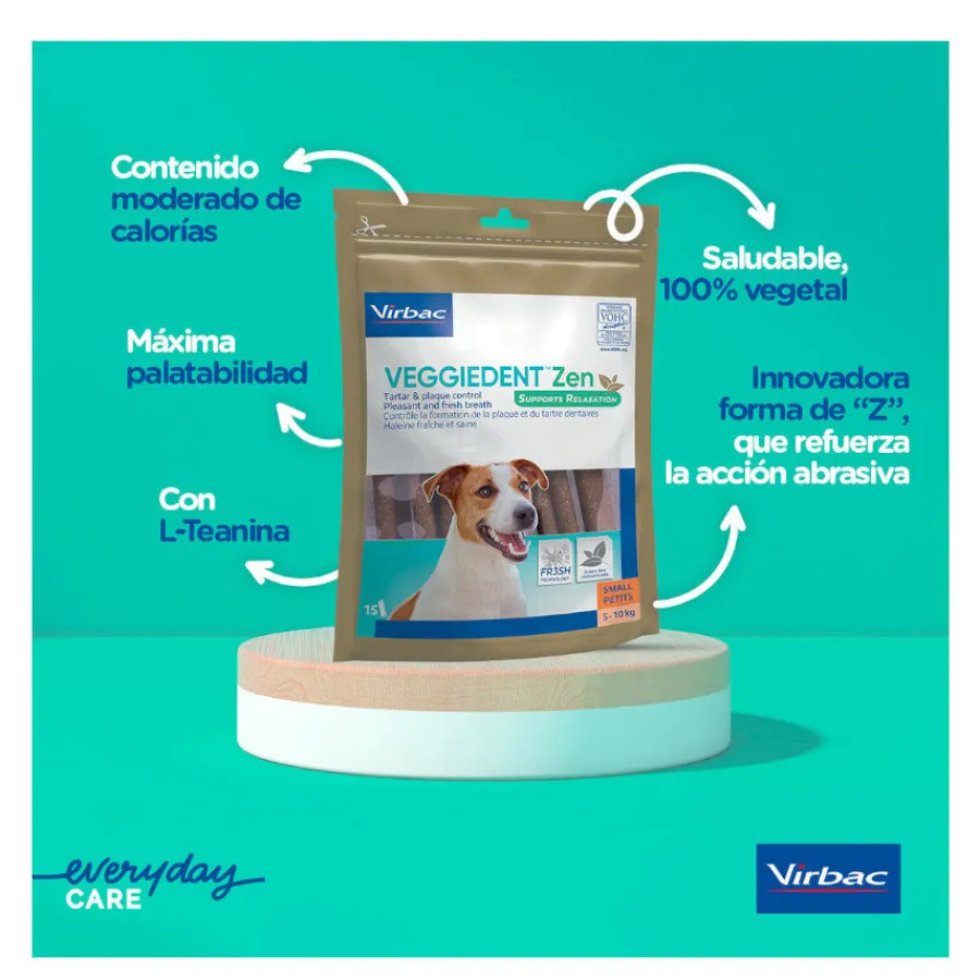 Virbac Láminas Veggiedent Zen S para perros New