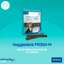 Virbac Snacks Dentales Veggiedent Fresh para perros de raza mediana Clearance