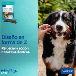 Virbac Snacks Dentales Veggiedent Fresh para perros de raza mediana Clearance