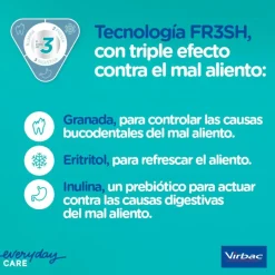 Virbac Snacks Dentales Veggiedent Fresh para perros de raza mediana Clearance