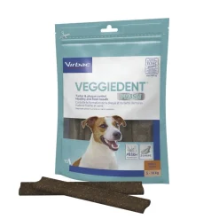 Virbac Snacks Dentales Veggiedent Fresh para perros de raza pequeña Hot
