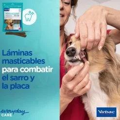 Virbac Snacks Dentales Veggiedent Fresh para perros de raza pequeña Hot