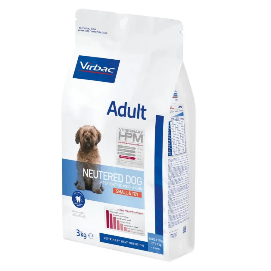 Virbac Veterinary HPM Adult Neutered Small & Toy pienso para perros New