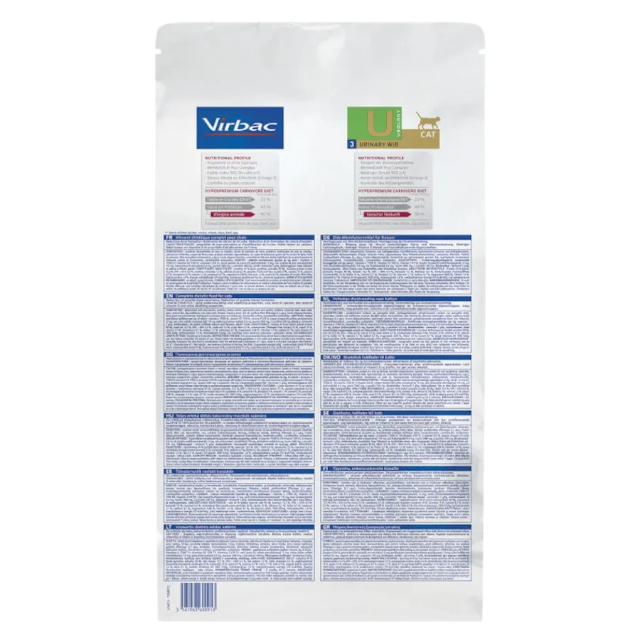 Virbac Veterinary HPM Urology - U3 Urinary WIB pienso para gatos Outlet