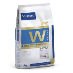 Virbac W1 Weight Loss Diabetes HPM Pienso para gatos Discount