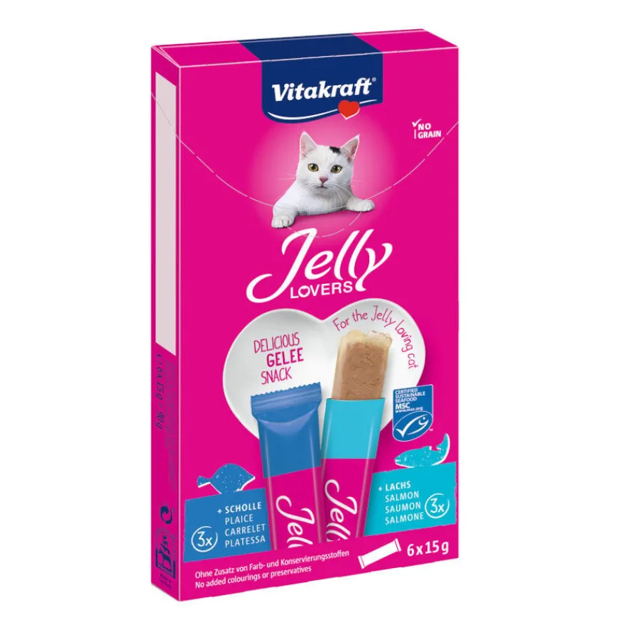 Vitakraft Barritas Jelly Lovers Salmón para gatos Discount