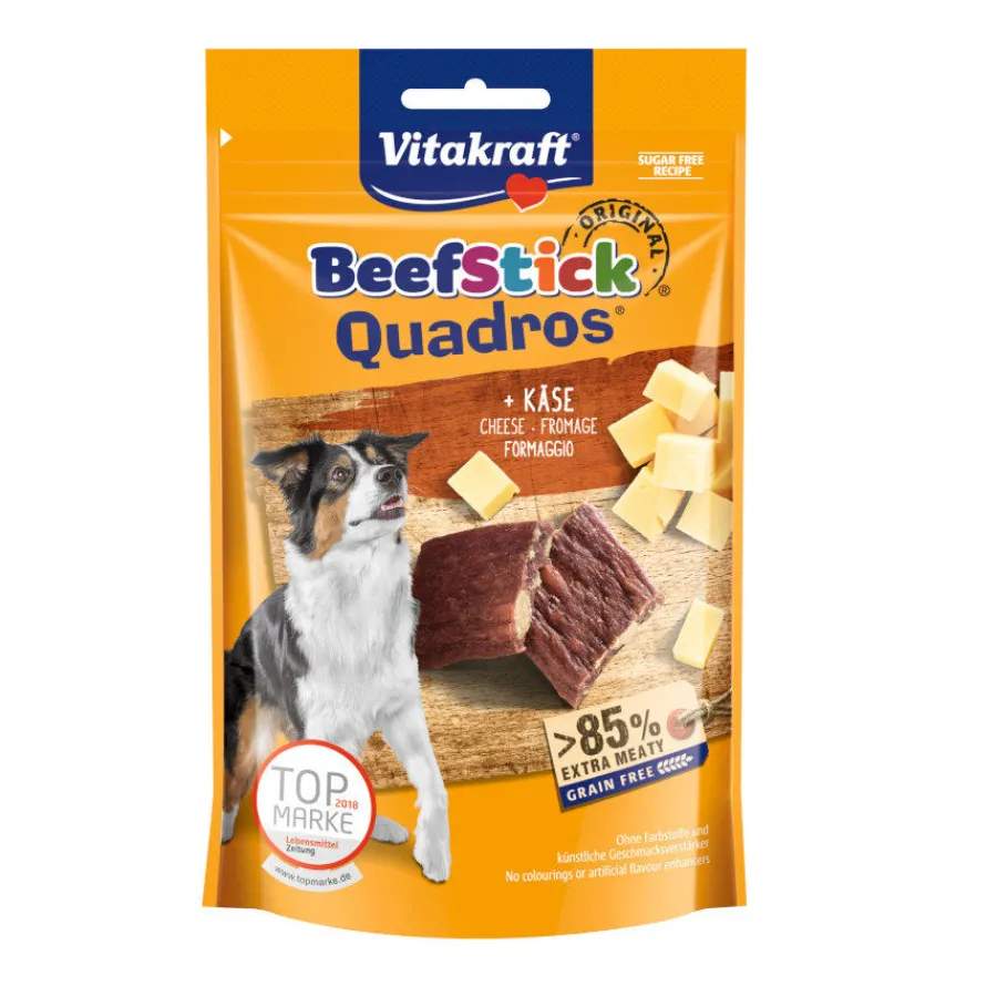 Vitakraft BeefStick Quadros Bocaditos Queso para perros