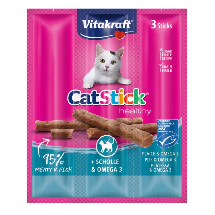 Vitakraft Cat Stick de Pescado y Omega 3 Clearance