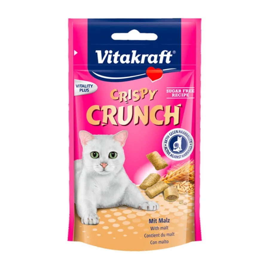 Vitakraft Crispy Crunch Bocaditos con Malta snacks para gatos New