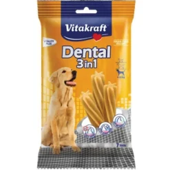 Vitakraft Dental 3 en 1 snack para perros medianos Clearance