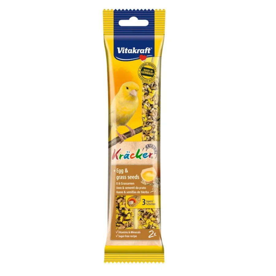 Vitakraft Kräcker Barritas de Huevo para canarios New
