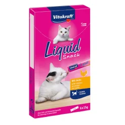 Vitakraft Liquid Snack Pollo y Taurina para gatos Discount