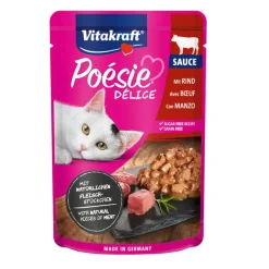 Vitakraft Poésie Buey sobre en salsa para gatos