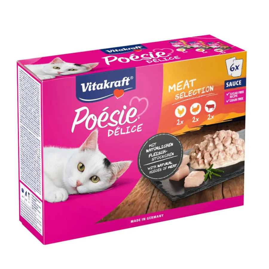Vitakraft Poésie Carne sobre en salsa para gatos