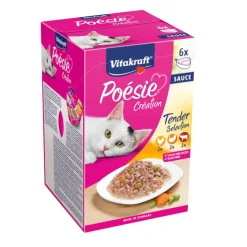 Vitakraft Poésie Carne tarrinas en salsa para gatos Discount