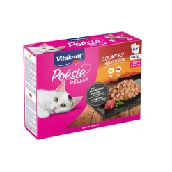 Vitakraft Poésie Delice plus Pollo y Ternera Sobre en Salsa para gatos