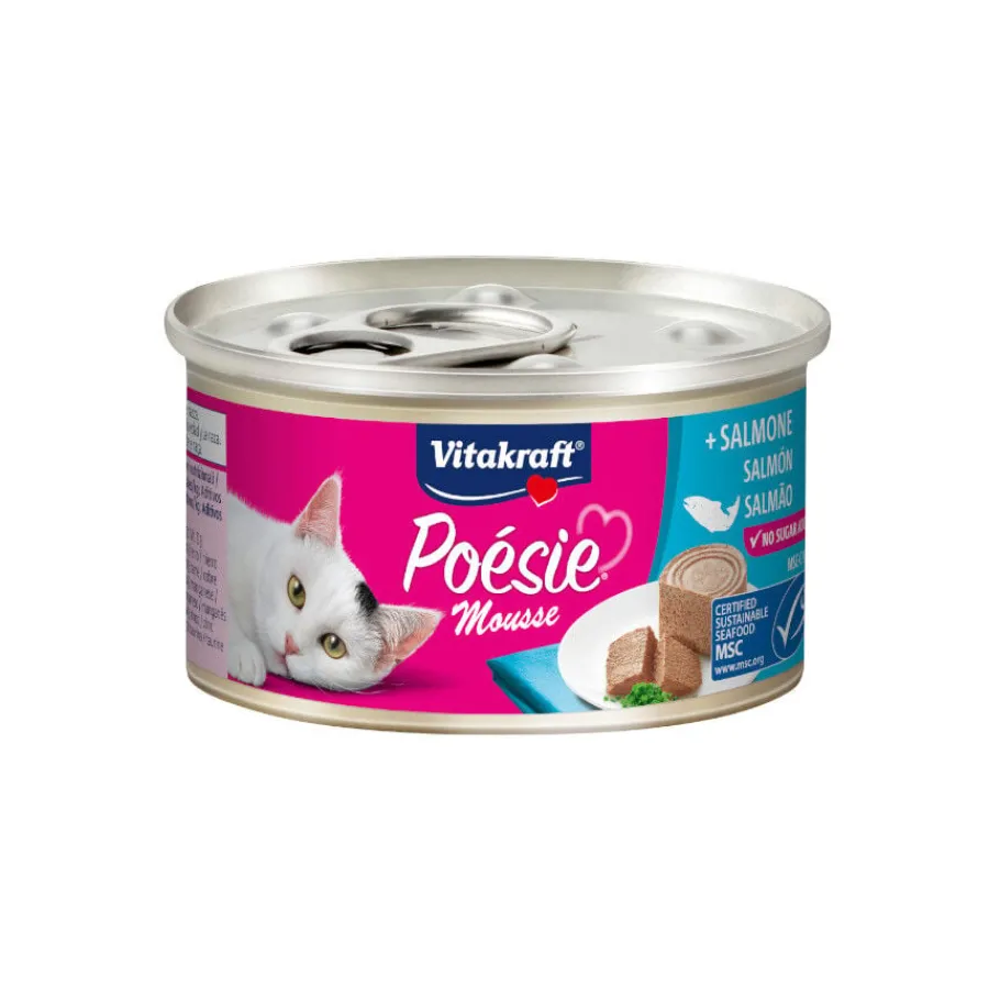 Vitakraft Poésie Multi Mousse de Salmón lata para gatos Online