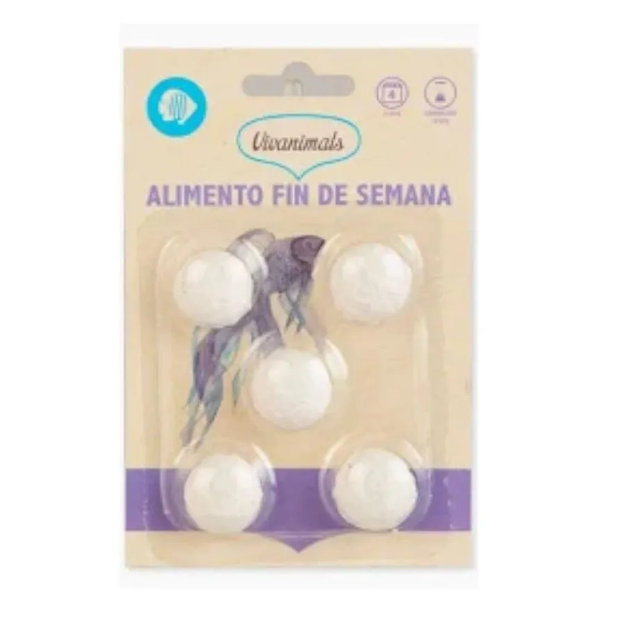 Vivanimals Comida Fin de Semana en Bloque para peces Clearance