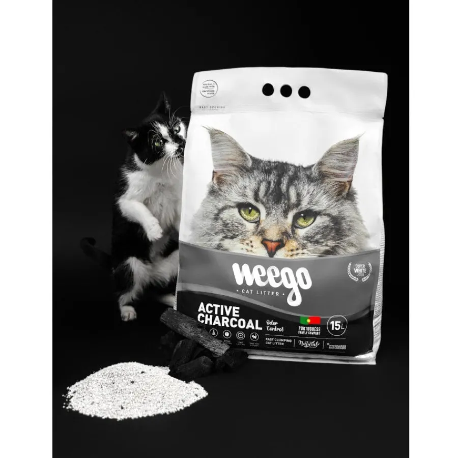 Weego Active Charcoal Arena aglomerante para gatos Clearance