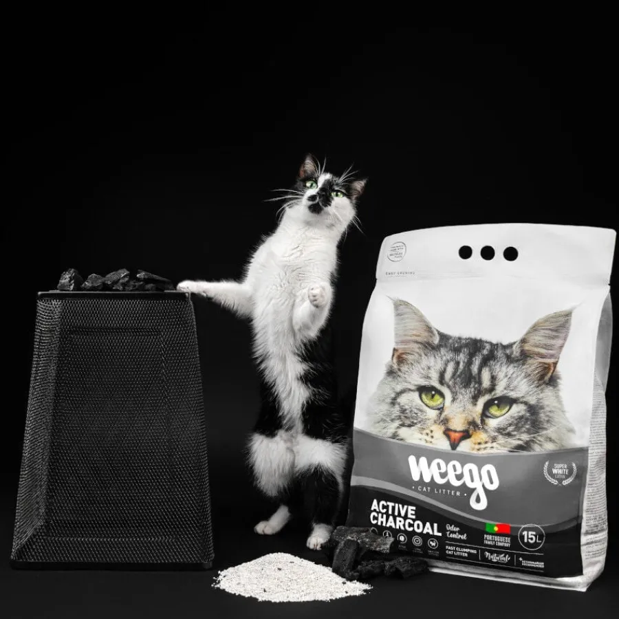 Weego Active Charcoal Arena aglomerante para gatos Clearance