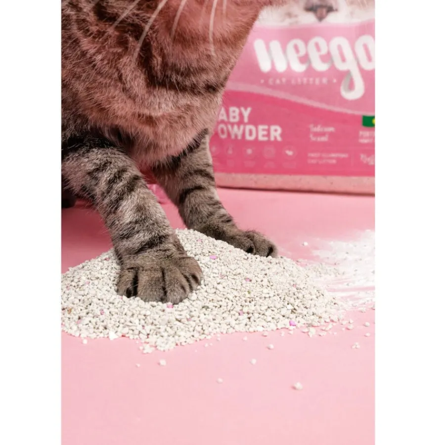 Weego Baby Powder Arena Aglomerante para gatos Hot