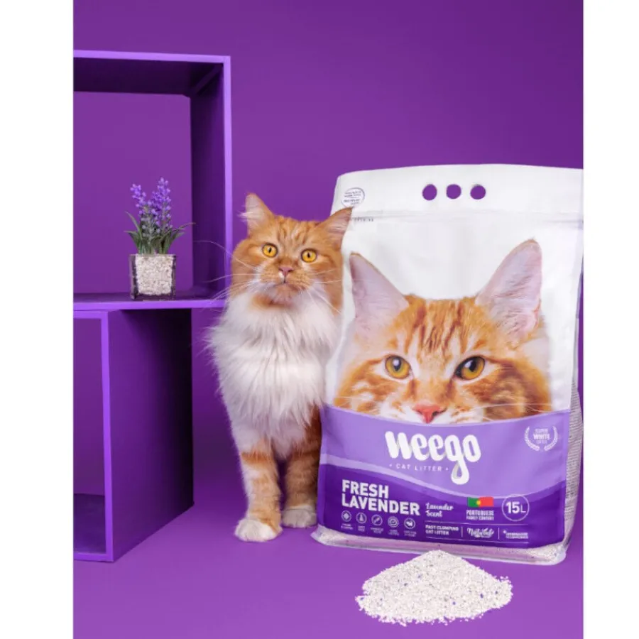 Weego Fresh Lavender Arena Aglomerante para gatos Online