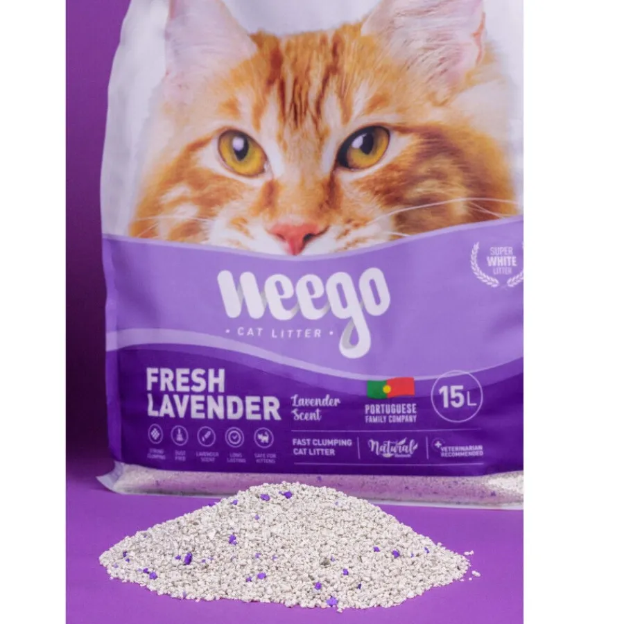 Weego Fresh Lavender Arena Aglomerante para gatos Online