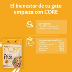 Wellness Core Adult Purely Pollo en Paté Sobre para gatos Online