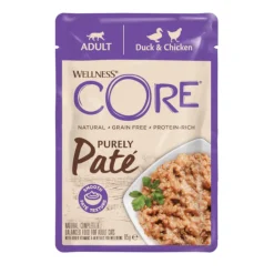 Wellness Core Adult Purely Pato y Pollo en Paté sobre para gatos Clearance