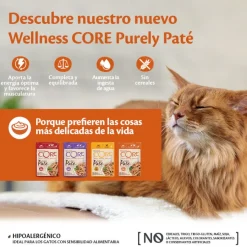 Wellness Core Adult Purely Pato y Pollo en Paté sobre para gatos Clearance