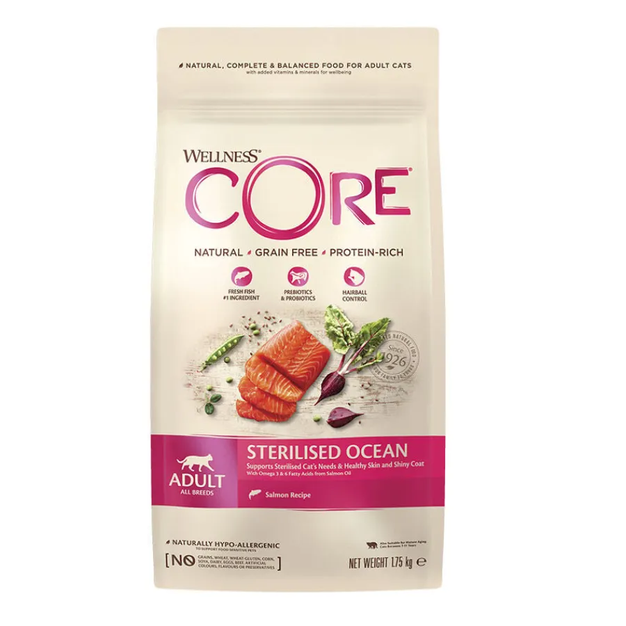 Wellness Core Adult Sterilised Ocean Salmón pienso para gatos