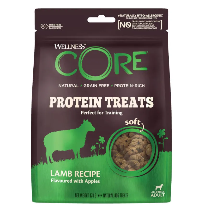 Wellness Core Bocaditos Protein Treats Cordero para perros Sale