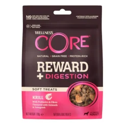 Wellness Core Bocaditos Reward + Digestion Krill para perros