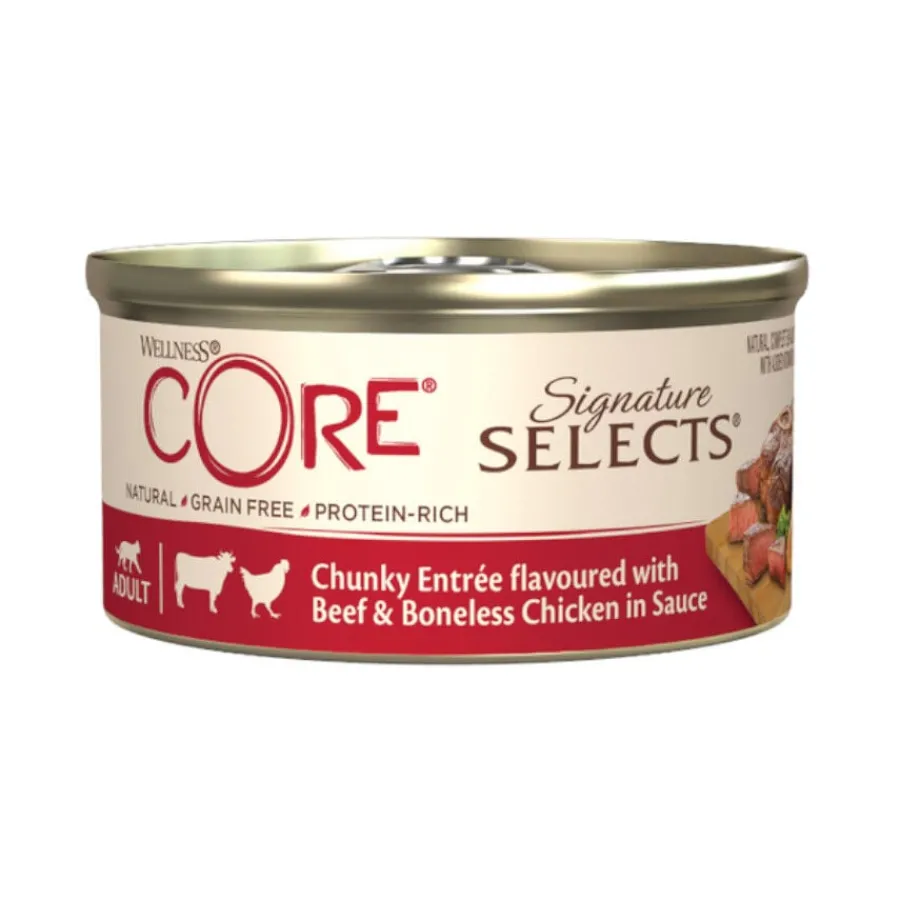 Wellness Core Chunky carne y pollo lata para gatos Online